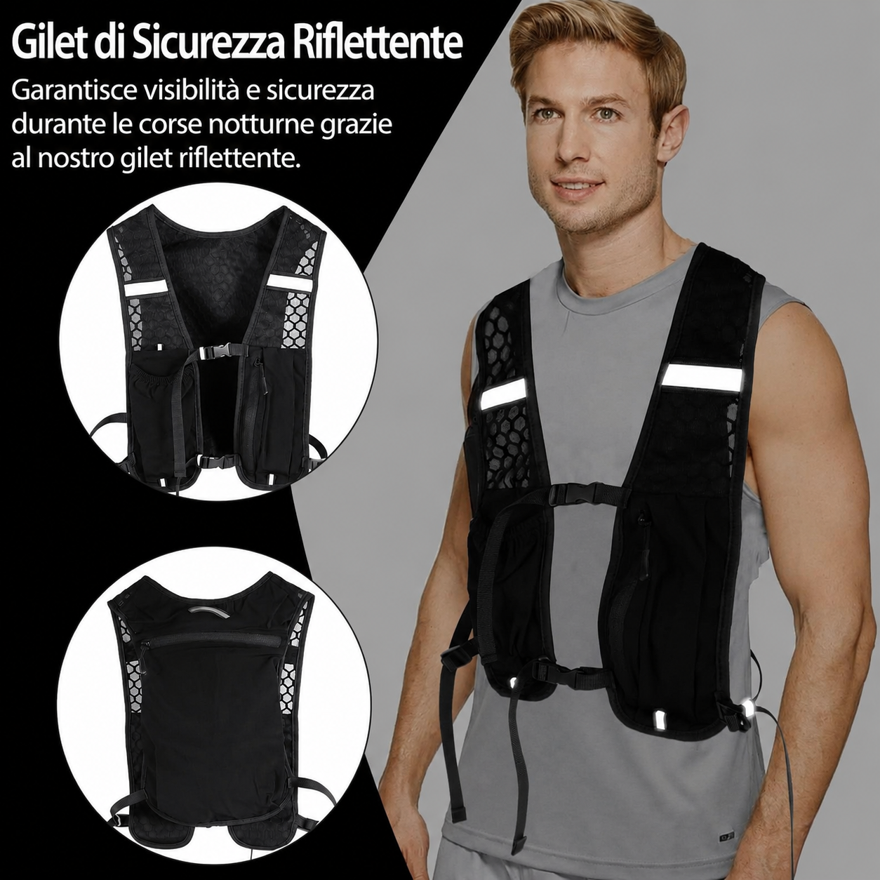 Gilet Sportivo Ultralight Multitasche